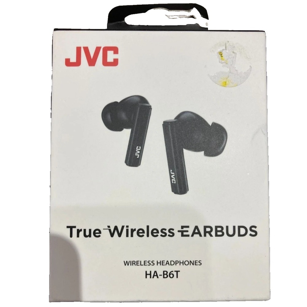 JVC HA-B6T Black True Wireless Earbuds/Headphones Brand New & Sealed